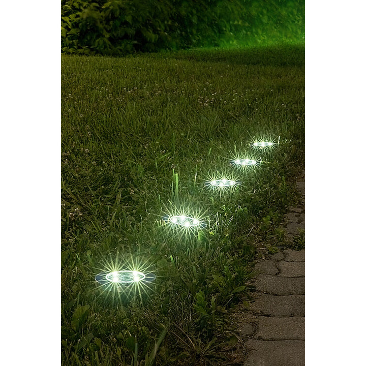Rabalux Dannet tuinlamp op zonne-energie, IP44, kleur satijnchroom, 7975