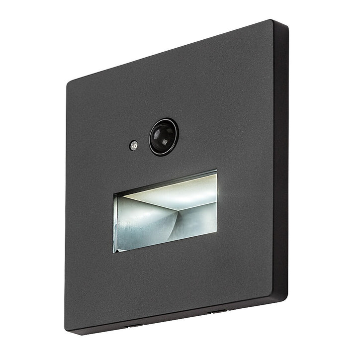 Lunca LED-lamp 1 W IP20 zwart 3000, 4500, 6500 K bewegingssensor, lichtsensor, 77197