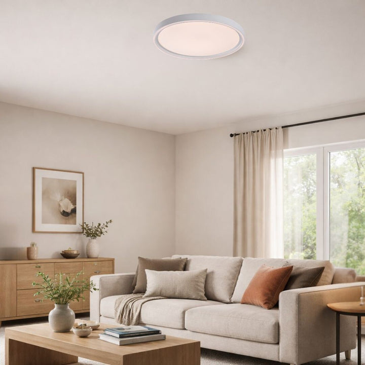 Rabalux Zerina plafondlamp, 31 W, IP40, wit, 3000-6500 K, geheugenfunctie, met afstandsbediening, timerfunctie, nachtlampje-effect, 75086