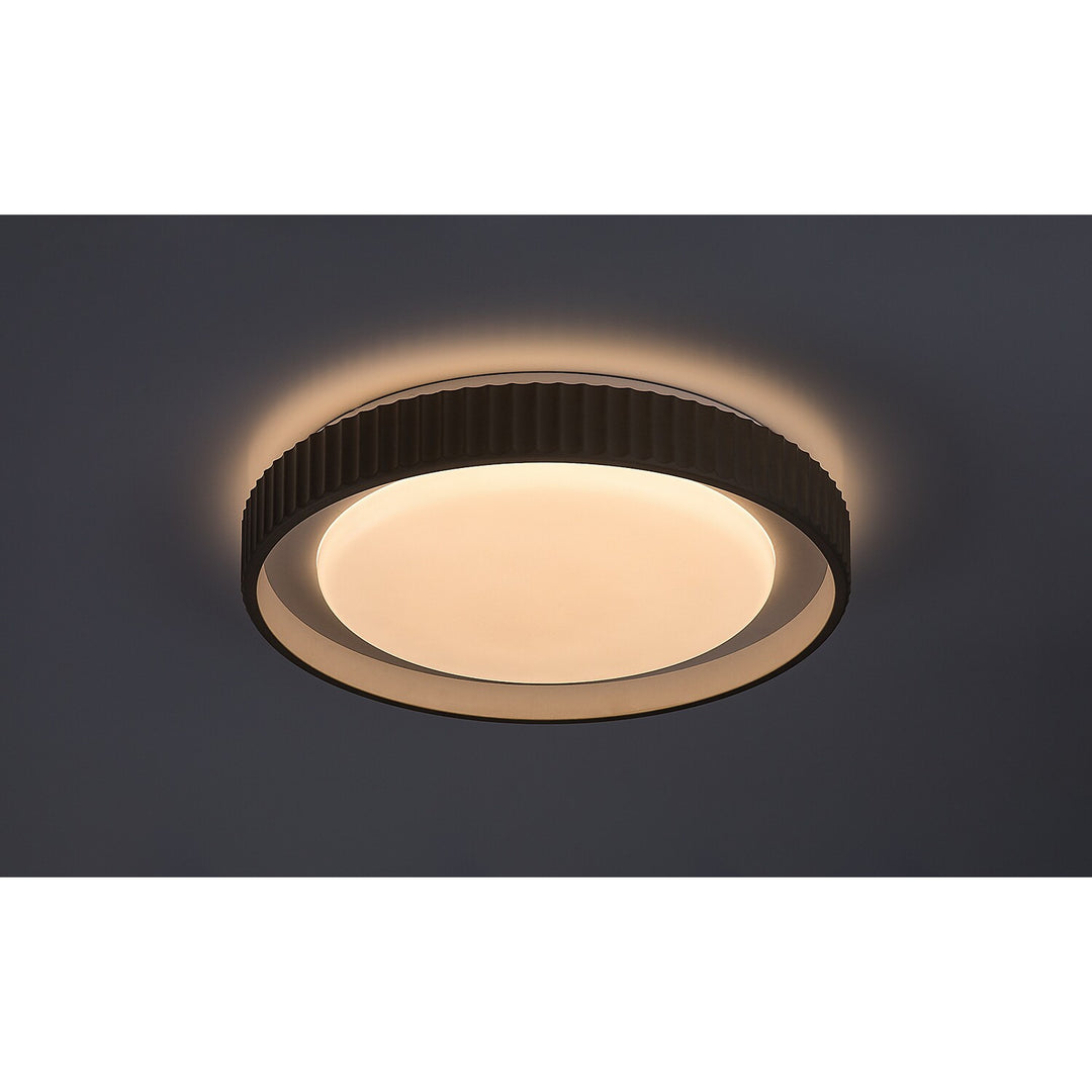 Pastello LED-lamp 48 W IP20 grijs-beige 3000-6500 K, geheugenfunctie met afstandsbediening, timerfunctie, nachtlampje-effect, 71345