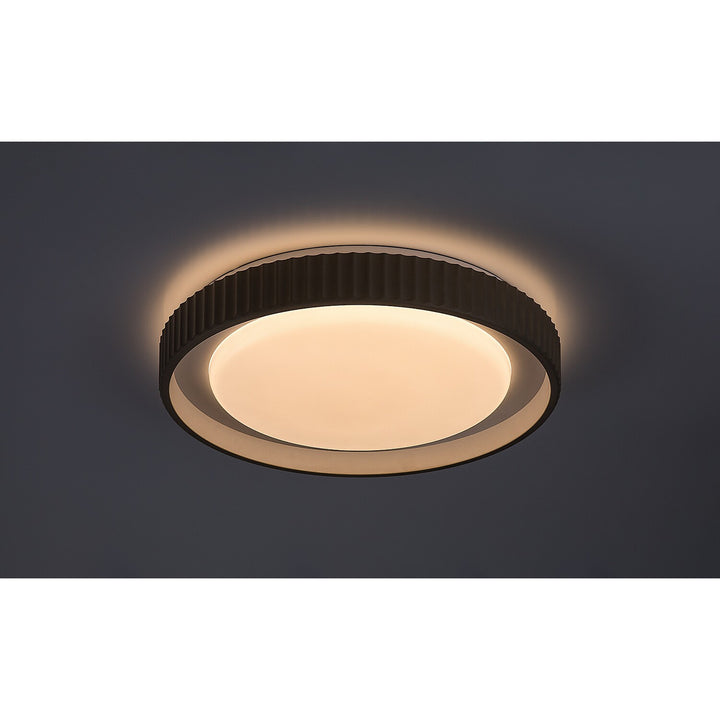 Pastello LED-lamp 48 W IP20 grijs-beige 3000-6500 K, geheugenfunctie met afstandsbediening, timerfunctie, nachtlampje-effect, 71345