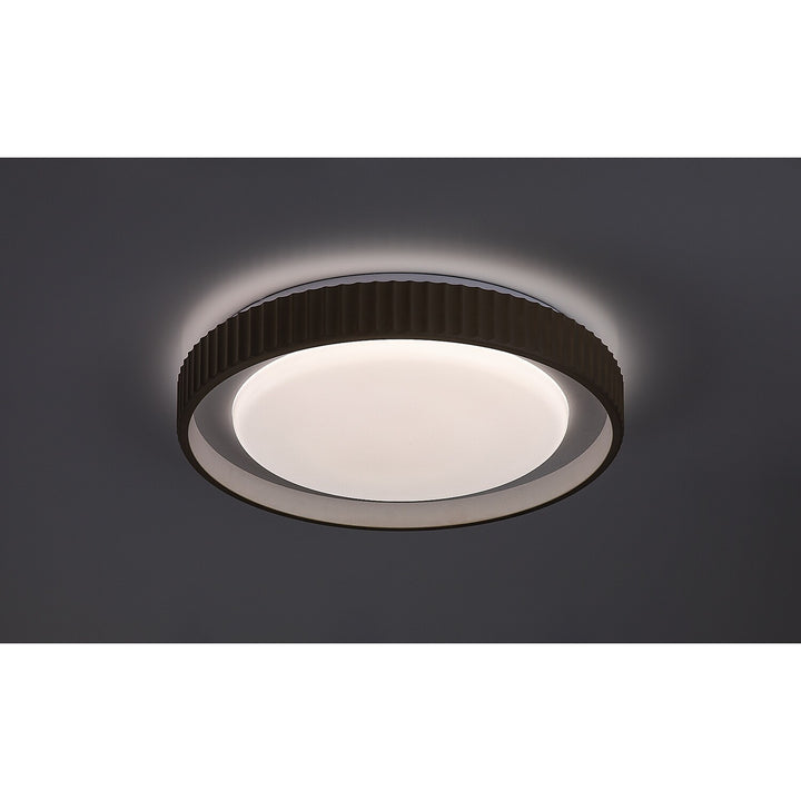 Pastello LED-lamp 48 W IP20 grijs-beige 3000-6500 K, geheugenfunctie met afstandsbediening, timerfunctie, nachtlampje-effect, 71345