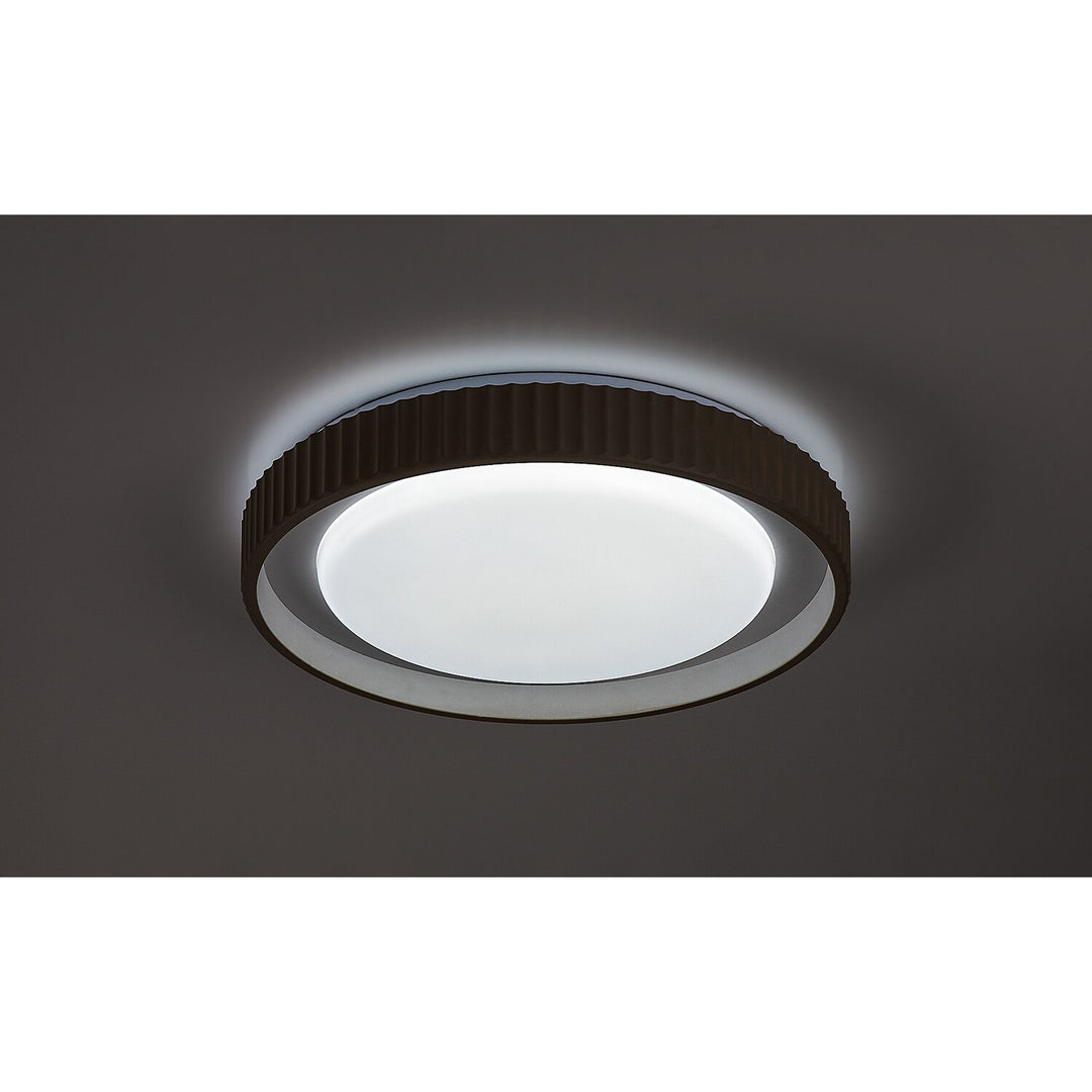 Pastello LED-lamp 48 W IP20 grijs-beige 3000-6500 K, geheugenfunctie met afstandsbediening, timerfunctie, nachtlampje-effect, 71345