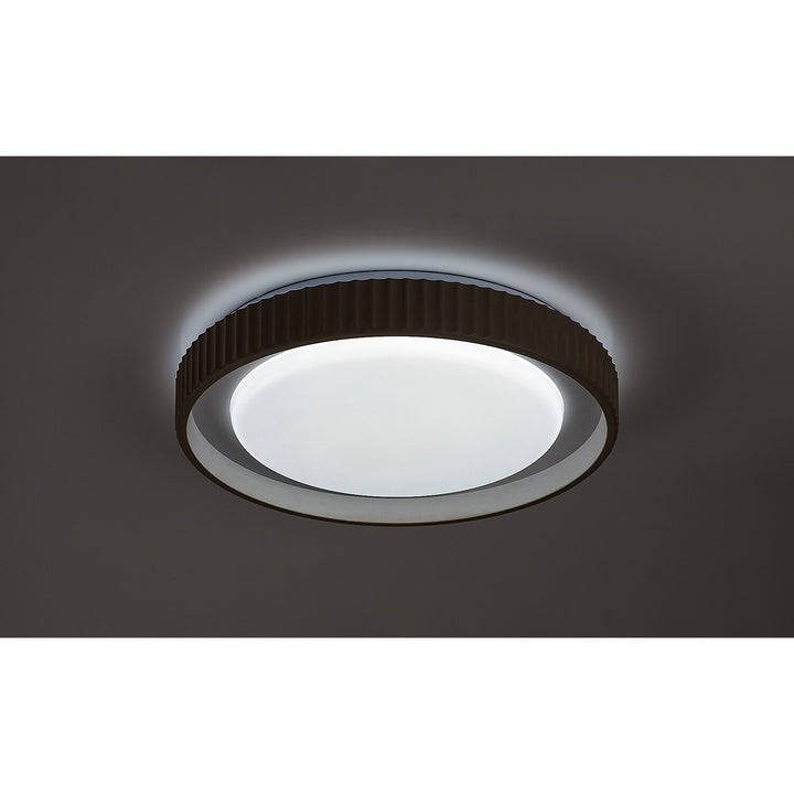 Pastello LED-lamp 48 W IP20 grijs-beige 3000-6500 K, geheugenfunctie met afstandsbediening, timerfunctie, nachtlampje-effect, 71345
