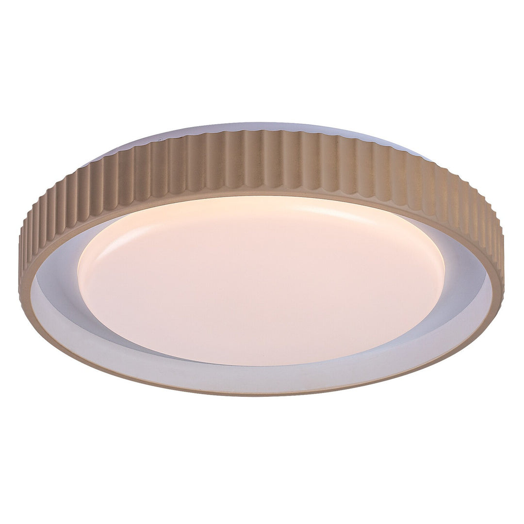 Pastello LED-lamp 48 W IP20 grijs-beige 3000-6500 K, geheugenfunctie met afstandsbediening, timerfunctie, nachtlampje-effect, 71345