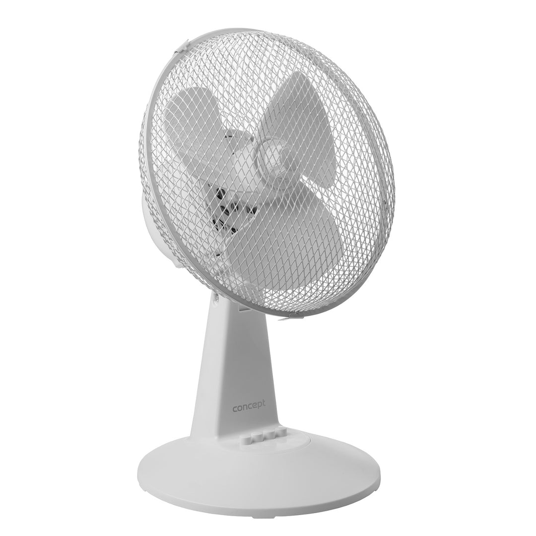 Concept-burea ventilator, wit, 3 snelheidsstanden, oscillatie, stille werking, verstelbare kantelhoek, VS5040