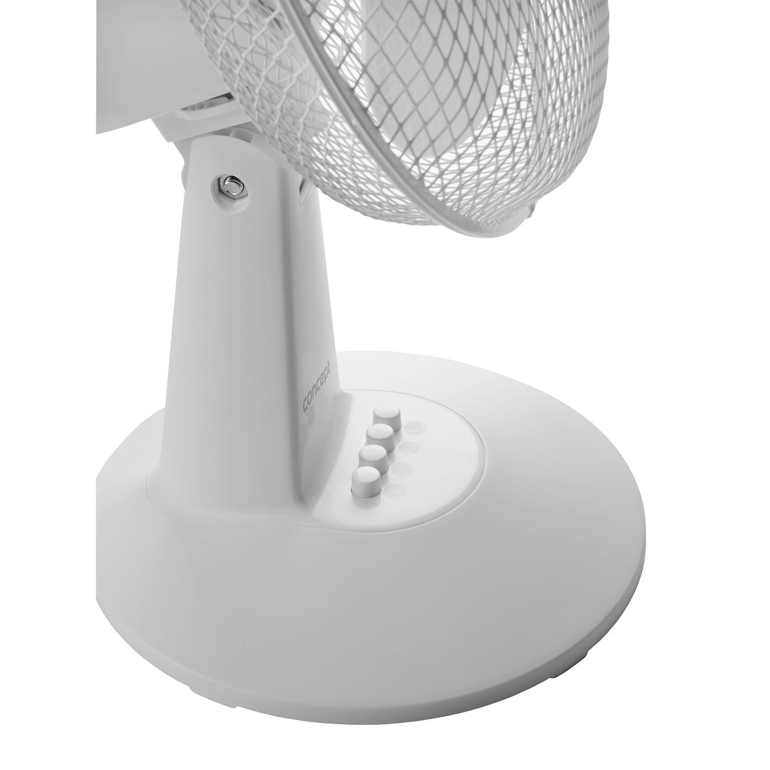 Concept-burea ventilator, wit, 3 snelheidsstanden, oscillatie, stille werking, verstelbare kantelhoek, VS5040