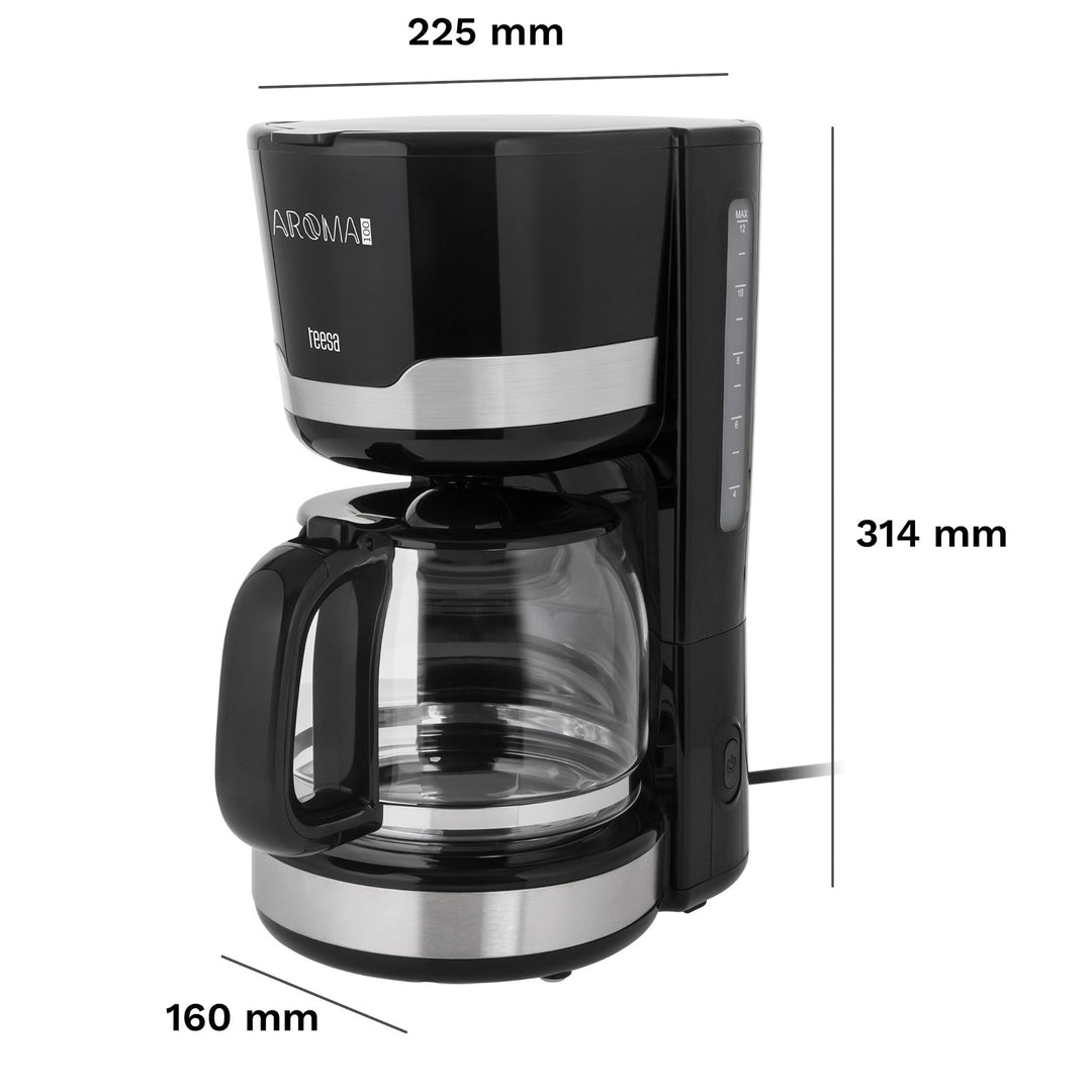 Teesa AROMA 100 doorloopkoffiezetapparaat, 1,5 l, vermogen 1000 W