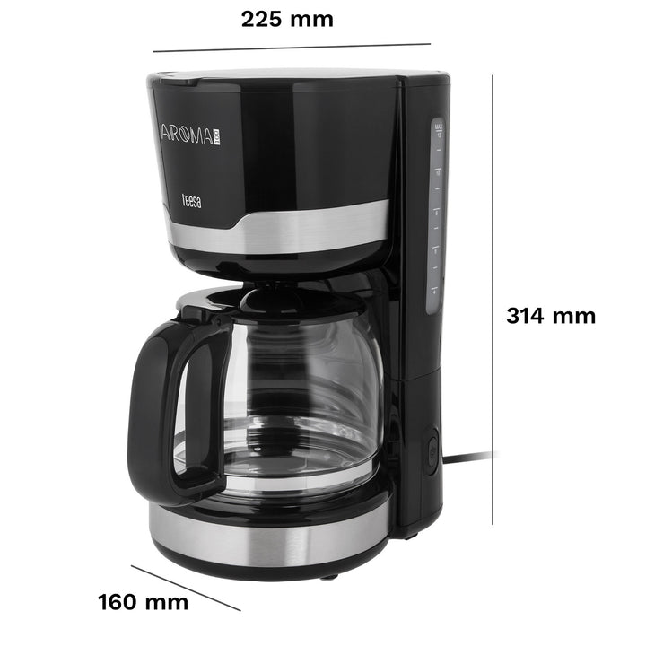 Teesa AROMA 100 doorloopkoffiezetapparaat, 1,5 l, vermogen 1000 W
