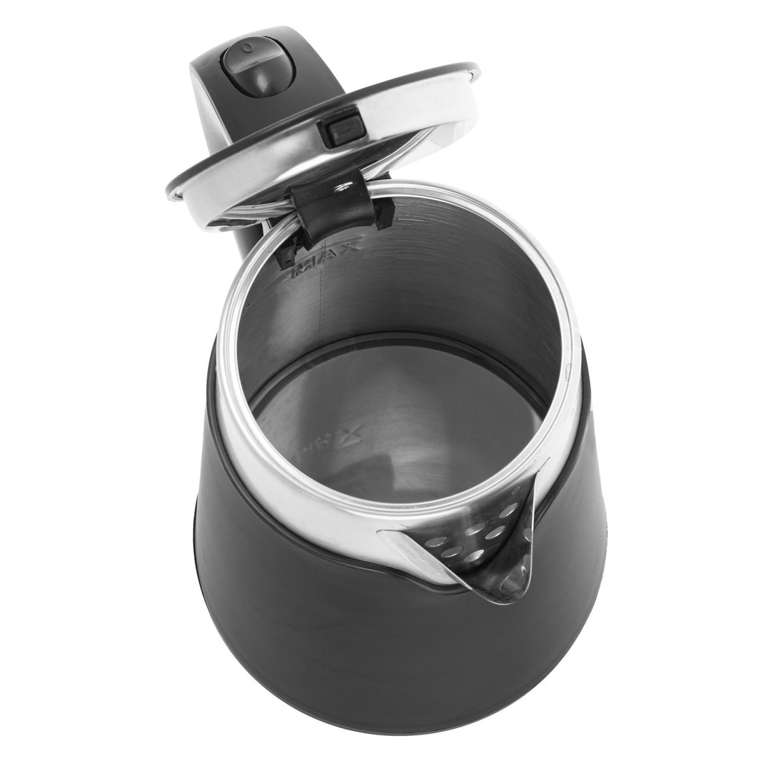 Adler waterkoker, van metaal, 0,6 l, stil, vermogen 800 W, zwart. AD 1372