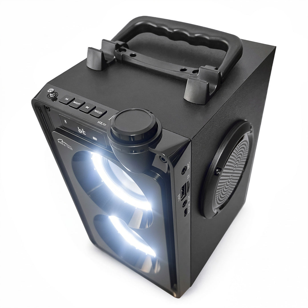 Draagbare Bluetooth-luidspreker OVERBOX MT3186, FM-radio, ondersteuning voor SD-kaarten en USB, RMS-vermogen 30 W, Mediatech