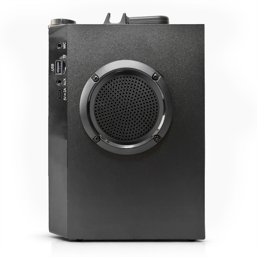 Draagbare Bluetooth-luidspreker OVERBOX MT3186, FM-radio, ondersteuning voor SD-kaarten en USB, RMS-vermogen 30 W, Mediatech