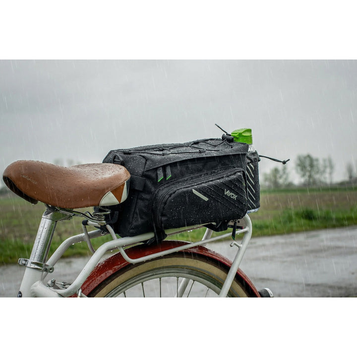 Fietstas voor op de bagagedrager, achter, inhoud 12 l, waterdicht, Vayox