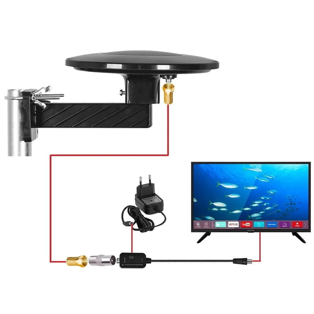 DVBT-2-antenne voor terrestrische tv, omnidirectionele MUX8 4K-filter 5G LTE Digital360 Vayox