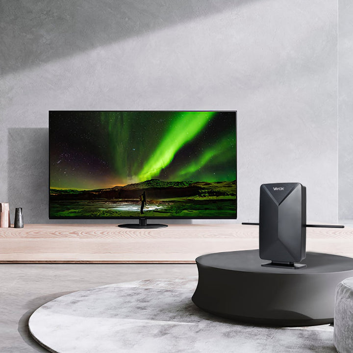 Actieve antenne, voor binnen, voor buiten, DVB-T2, 4K-terrestrische tv, Vayox