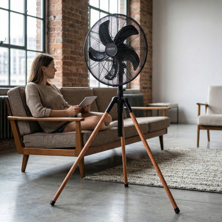 Ventilator op statief Loft 40 cm / 16”, hoogte 119-132 cm, CR 7329, Camry