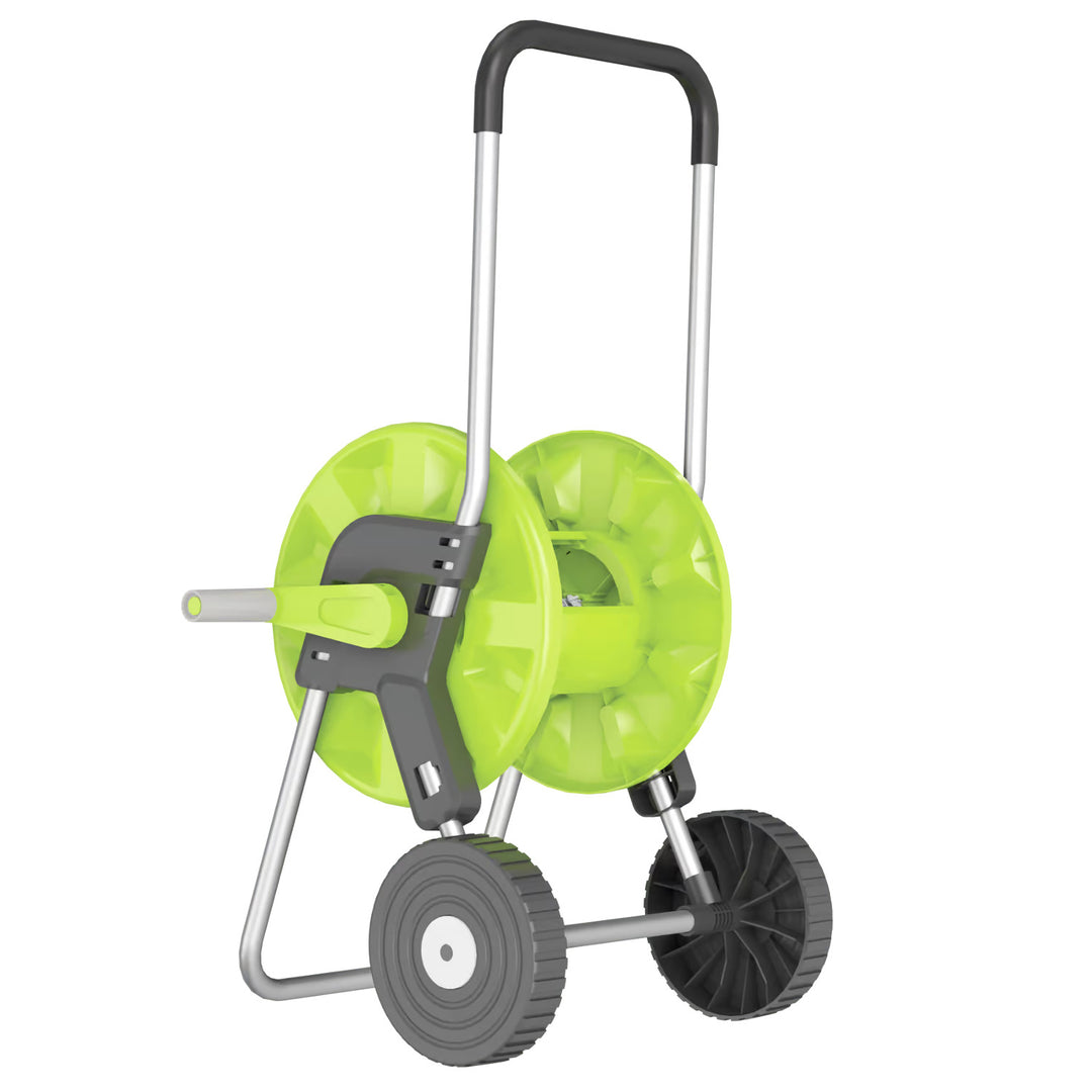 Cellfast-tuinslang, PROFESSIONAL 3/4" 20 m + Cellfast Economic-slangwagen 1/2" 45 m + Set met rechte sproeier 3/4" IDEAL