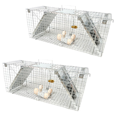 Levendvangstval, val voor marter, ratten, muizen, nertsen, wezels, Viano P1, 2 stuks
