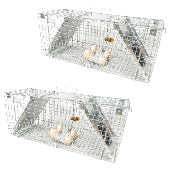 Levendvangstval, val voor marter, ratten, muizen, nertsen, wezels, Viano P1, 2 stuks