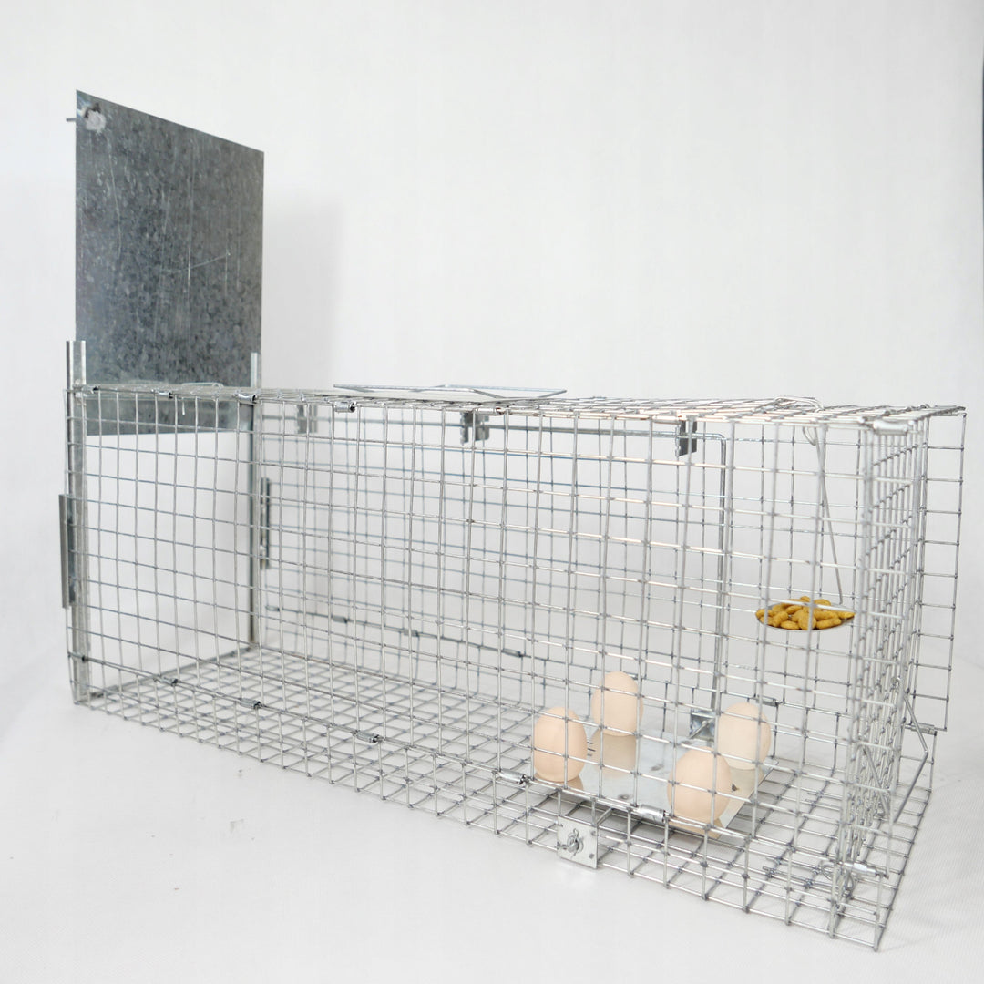 Levendvangstval, val voor marterdieren, ratten, muizen, nertsen, wezels, Viano P2, 2 stuks