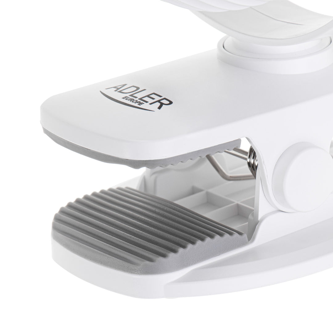 5"/12,7 cm accuventilator met clip - USB / LED, AD 7335, Adler