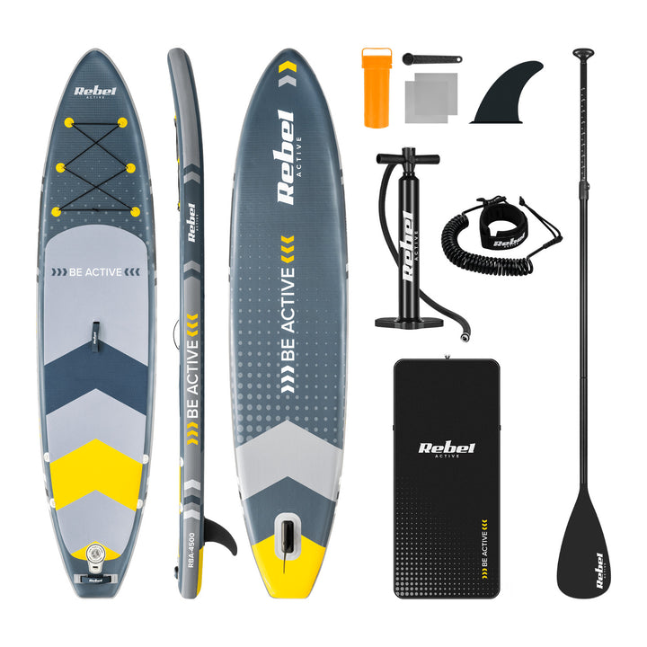 REBEL ACTIVE opblaasbaar SUP-board 350 x 81 x 15 cm, set