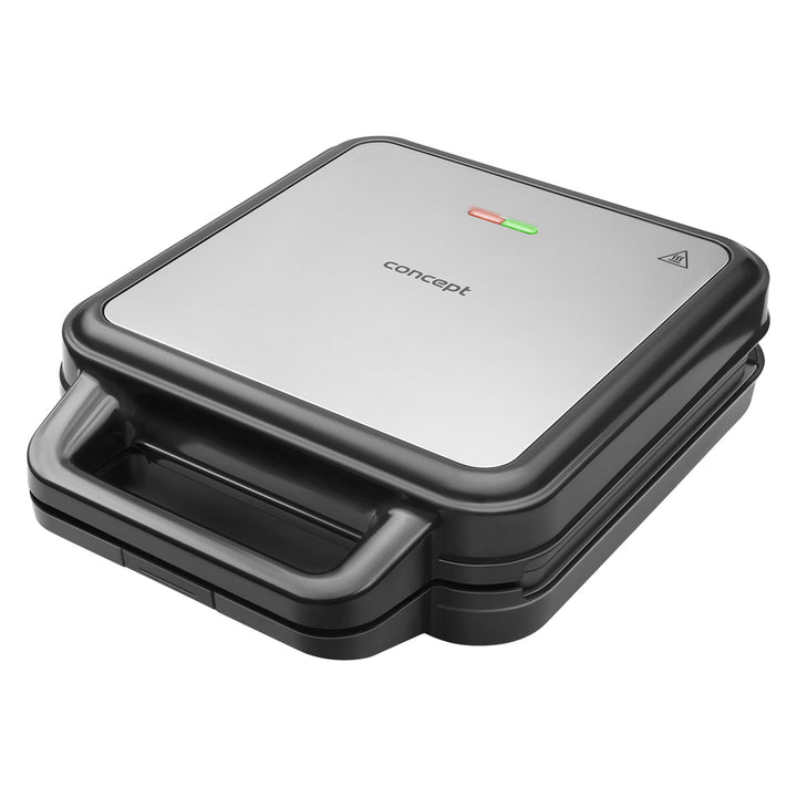 Concept-tosti-ijzer, drie verwisselbare platen, vermogen 1200 W, antiaanbaklaag, indicatielampje, SV3080