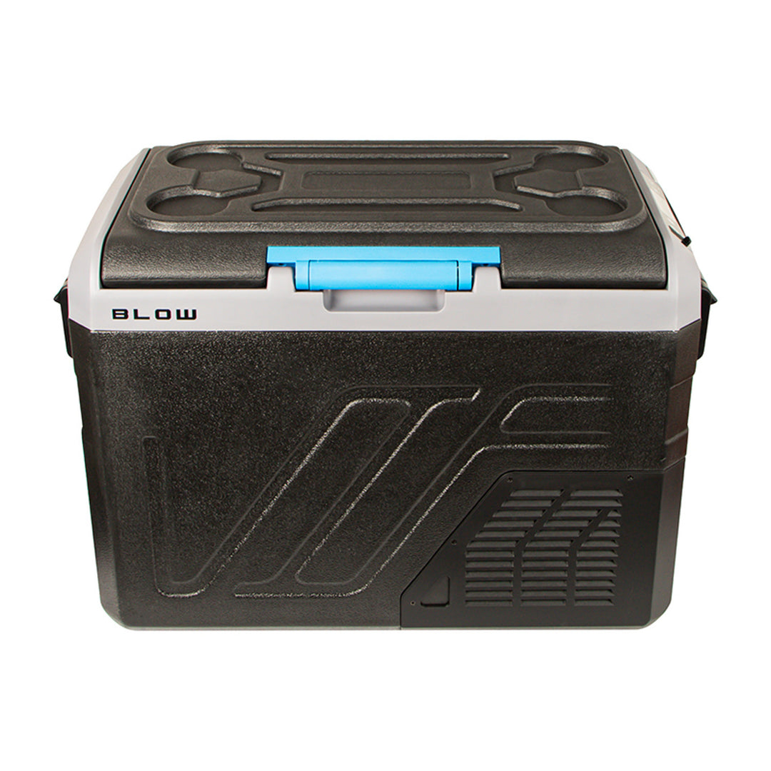 Blow compressorkoelbox voor in de auto, inhoud 35 l, touchscreenbediening, 12 V, 24 V en 230 V, USB-C-aansluiting, 44-208#