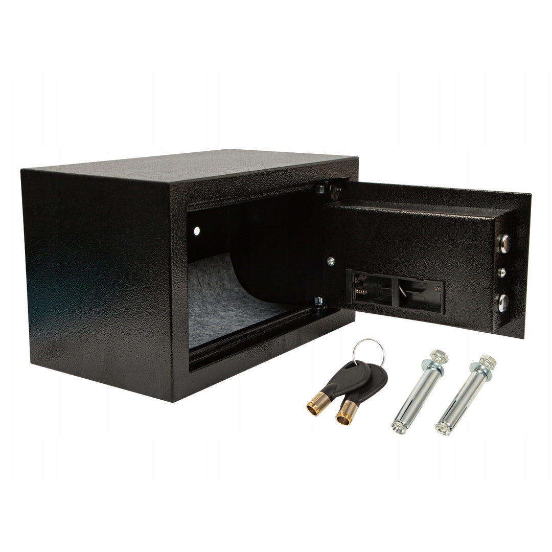 Kluisje met elektronisch slot van het merk Blow, afmetingen 31x20x20 cm, vergrendeling met sleutel + code, 44-702