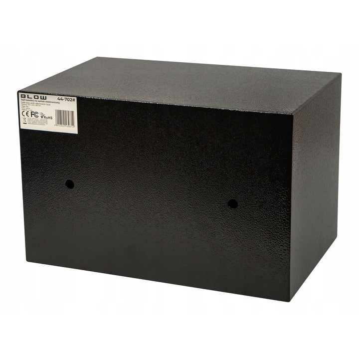 Kluisje met elektronisch slot van het merk Blow, afmetingen 31x20x20 cm, vergrendeling met sleutel + code, 44-702