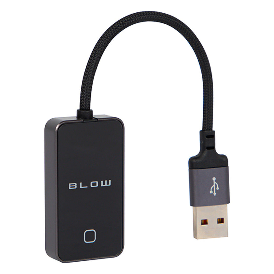 Universele CarPlay/Android Auto-adapter van Blow, Bluetooth 5.0, stroomverbruik 0,75 W, Plug & Play, 78-429