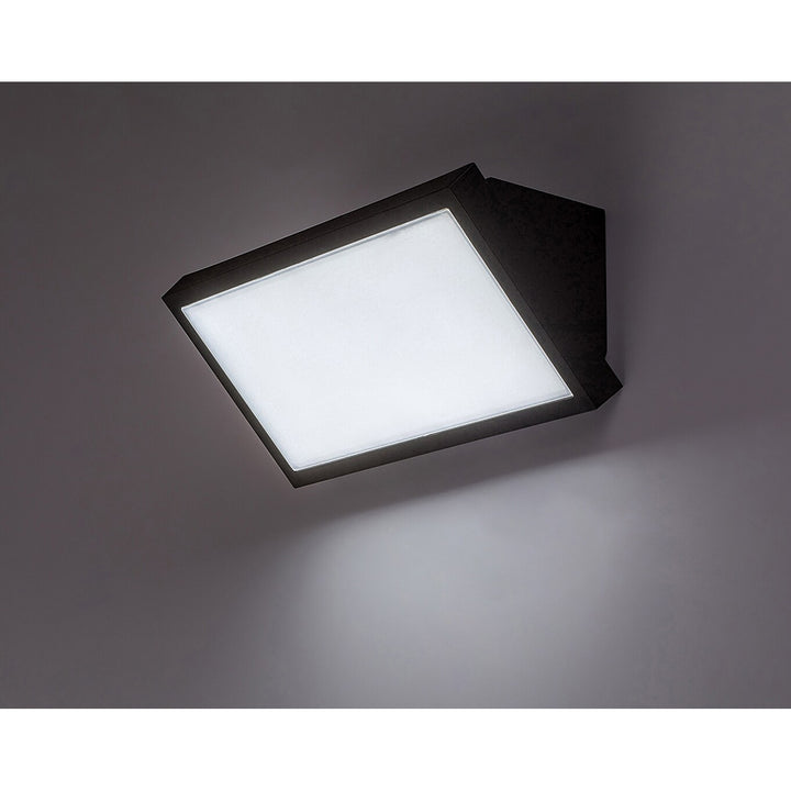 Rabalux Rapla2 LED-lamp 18 W, zwart, IP65, energieklasse F, instelbare lichtkleur 2700, 4000, 6500 K, 77150, 2 stuks