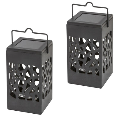 Mora-zonnelamp, 1 lm, beschermingsklasse IP23, kleur zwart, LED 0,07 W, 8948, 2 stuks