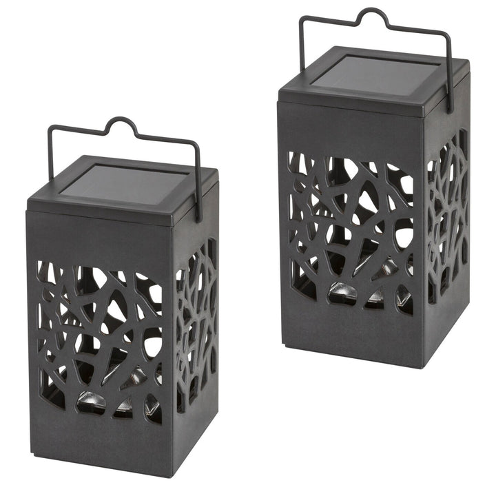 Mora-zonnelamp, 1 lm, beschermingsklasse IP23, kleur zwart, LED 0,07 W, 8948, 2 stuks