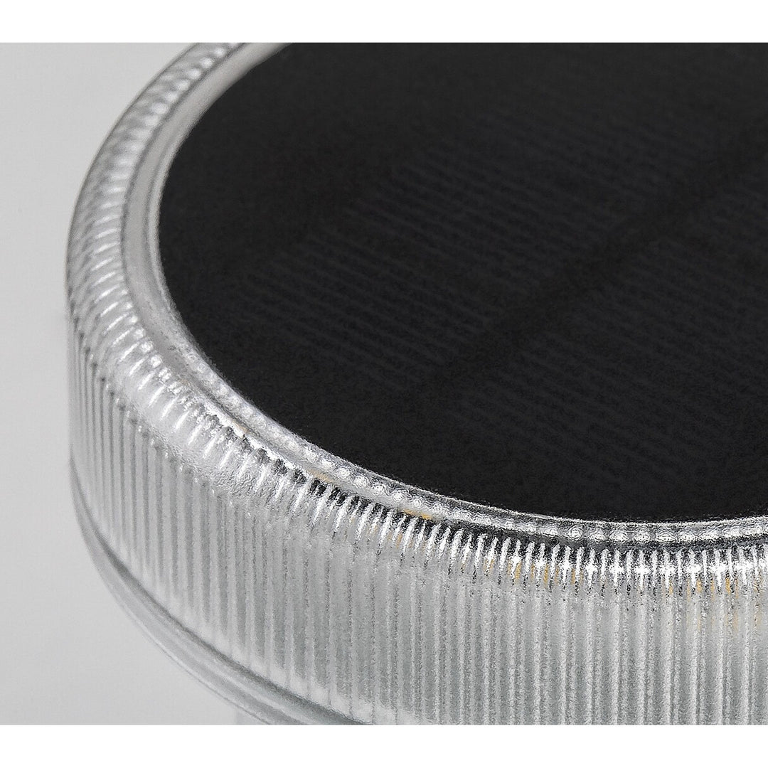 Trillo LED-zonnelamp 0,3 W, schemersensor, transparant, IP65, K 4000, 77175, 2 stuks