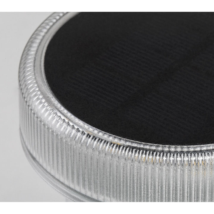 Trillo LED-zonnelamp 0,3 W, schemersensor, transparant, IP65, K 4000, 77175, 2 stuks