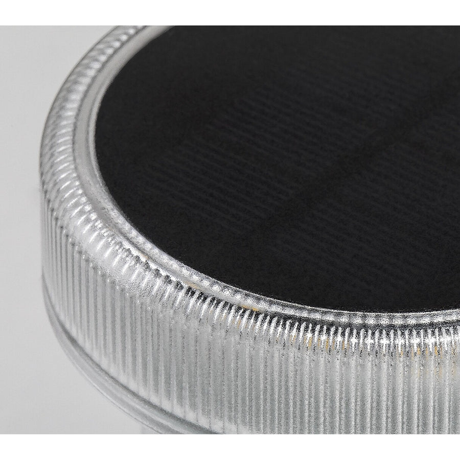 Trillo LED-zonnelamp 0,3 W, schemersensor, transparant, IP65, K 4000, 77175, 4 stuks