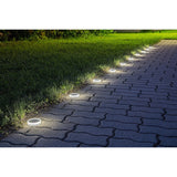 Trillo LED-zonnelamp 0,3 W, schemersensor, transparant, IP65, K 4000, 77175, 4 stuks
