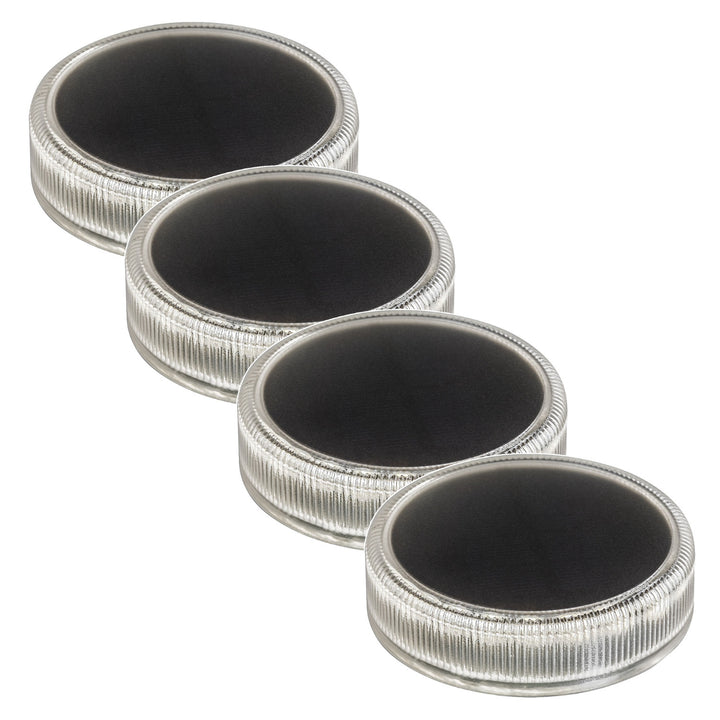 Trillo LED-zonnelamp 0,3 W, schemersensor, transparant, IP65, K 4000, 77175, 4 stuks