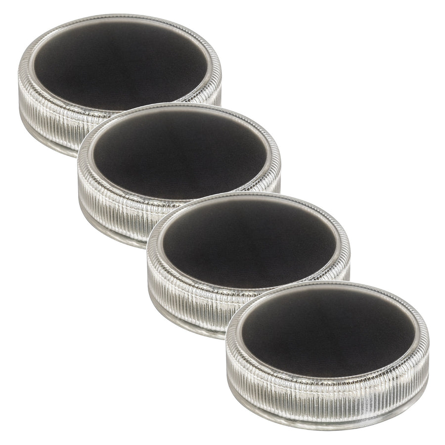 Trillo LED-zonnelamp 0,3 W, schemersensor, transparant, IP65, K 4000, 77175, 4 stuks