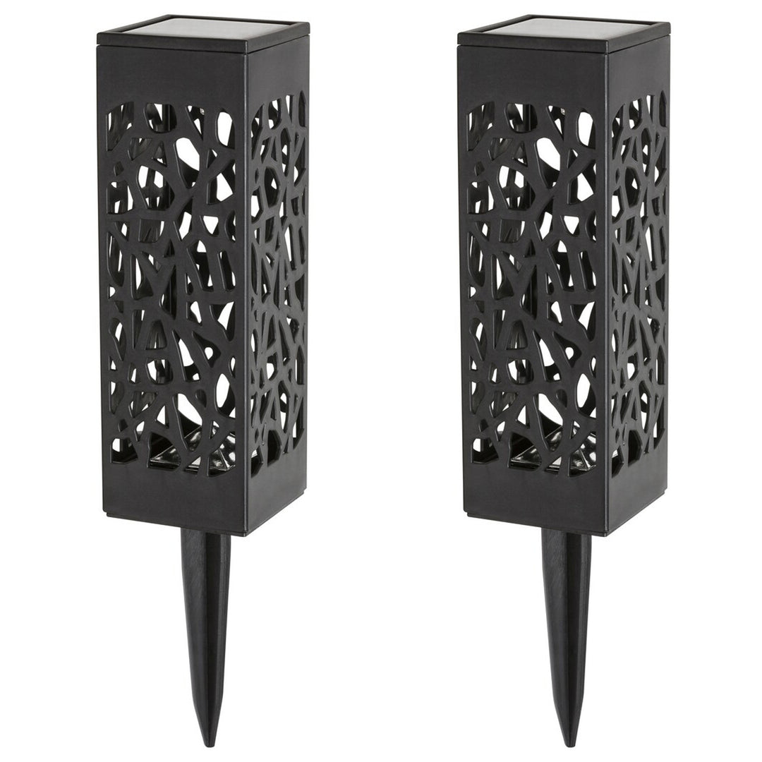 Mora-zonnelamp, 2 lm, beschermingsklasse IP23, kleur zwart, LED 0,16 W, 8949, 2 stuks
