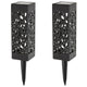 Mora-zonnelamp, 2 lm, beschermingsklasse IP23, kleur zwart, LED 0,16 W, 8949, 2 stuks