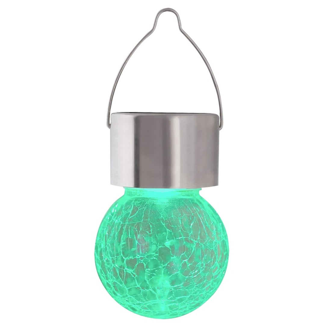 Rabalux Yola-zonnelamp, 1 lm, IP44, kleur satijnchroom, LED 0,06 W, 7850, 2 stuks