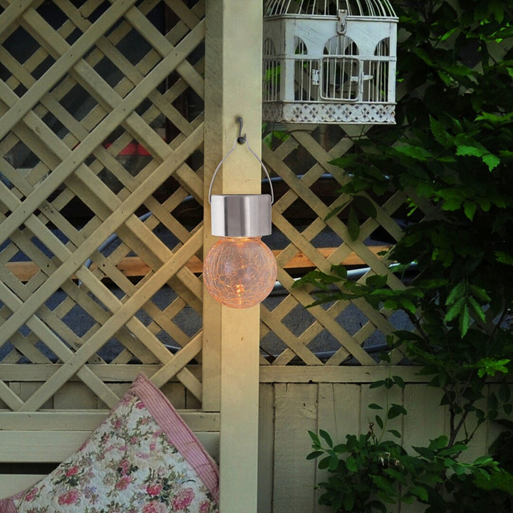Rabalux Yola-zonnelamp, 1 lm, IP44, kleur satijnchroom, LED 0,06 W, 7850, 2 stuks