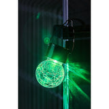 Rabalux Yola-zonnelamp, 1 lm, IP44, kleur satijnchroom, LED 0,06 W, 7850, 2 stuks