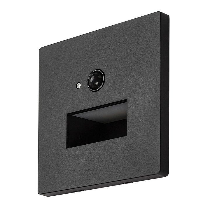 Lunca LED-lamp 1 W IP20 zwart 3000, 4500, 6500 K bewegingssensor, lichtsensor, 77197, 2 stuks