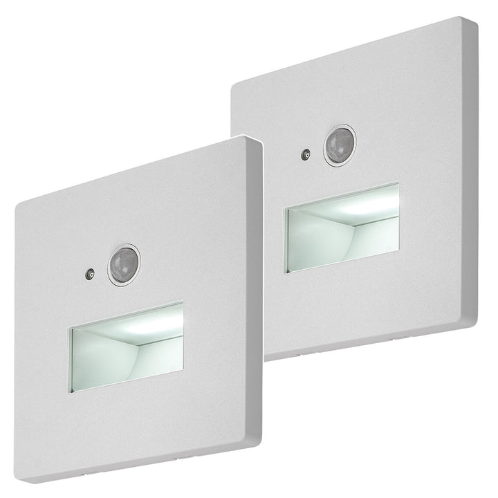 Lunca LED-lamp 1 W IP20 wit 3000, 4500, 6500 K bewegingssensor, lichtsensor, 77198, 2 stuks