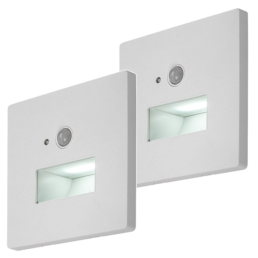Lunca LED-lamp 1 W IP20 wit 3000, 4500, 6500 K bewegingssensor, lichtsensor, 77198, 2 stuks