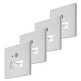 Lunca LED-lamp 1 W IP20 wit 3000, 4500, 6500 K bewegingssensor, lichtsensor, 77198, 4 stuks