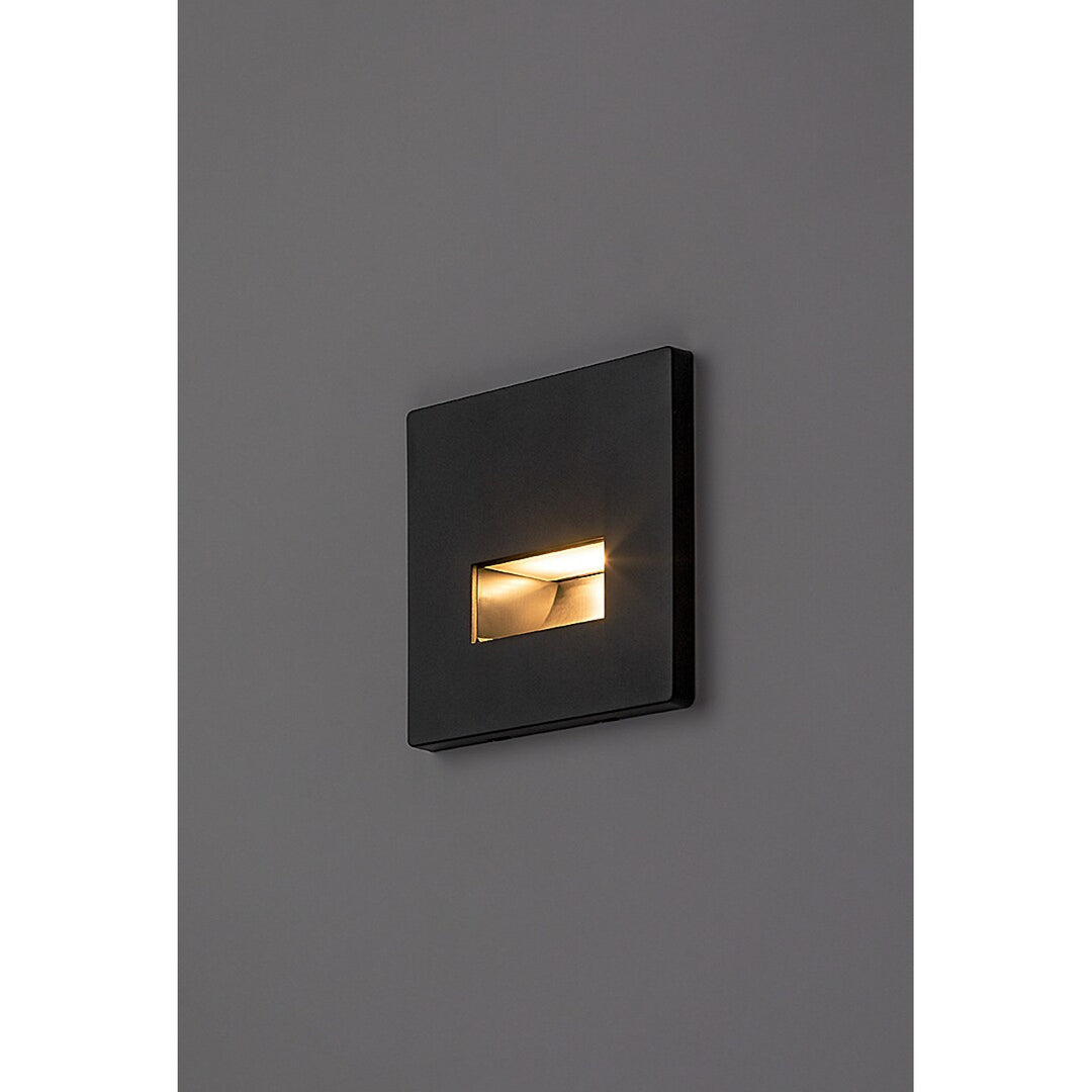 Lunca LED-lamp 1 W, IP20, zwart, instelbare lichtkleur 3000, 4500, 6500 K, 77195, 2 stuks